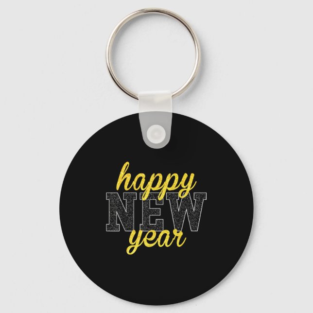 Porte-clés New Years Eve Party Supplies Nye Matching Happy Ne (Recto)