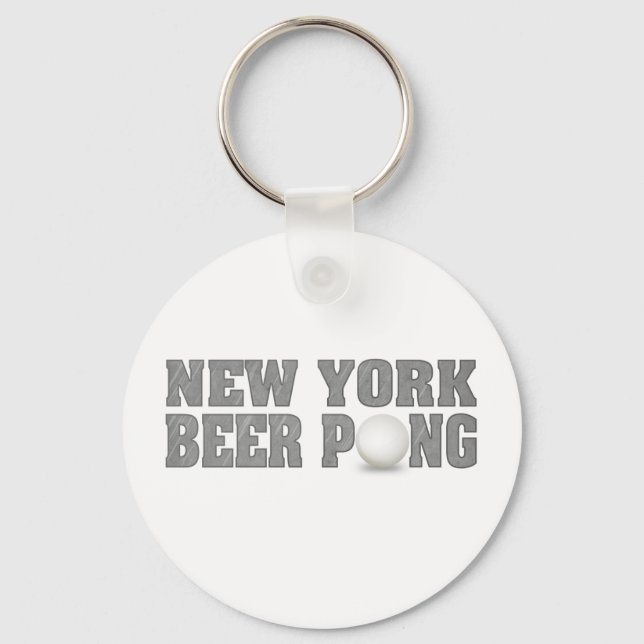 Porte-clés New York Beer Pong (Recto)