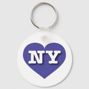 Porte-clés New York Blue Heart - J'aime NY
