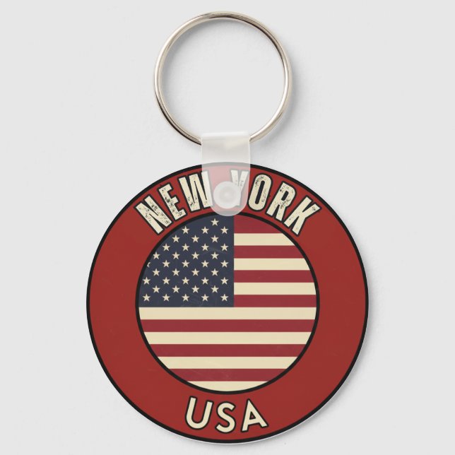 Porte-clés New York États-Unis d'Amérique (Recto)