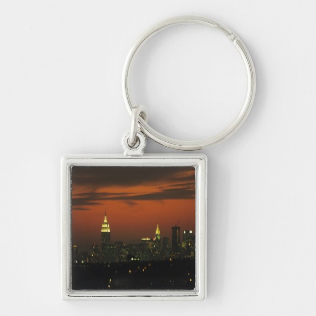 Porte-clés New York, États-Unis. Toits de Manhattan 2 (Devant)