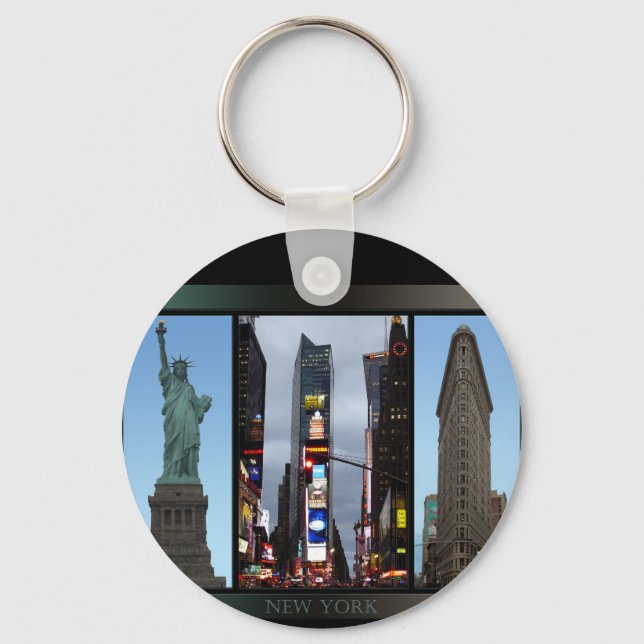 Porte-clés New York Landmarks Porte - clé New York Souvenirs (Recto)