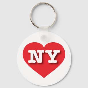 Porte-clés New York Red Heart - J'aime NY