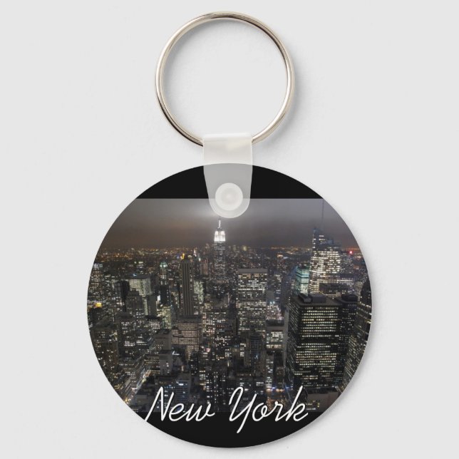 Porte-clés New York Skyline Porte - clé New York Souvenirs (Recto)