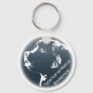 Porte-clés Newfoundland Dog Keychain Newfoundlander Art Gift