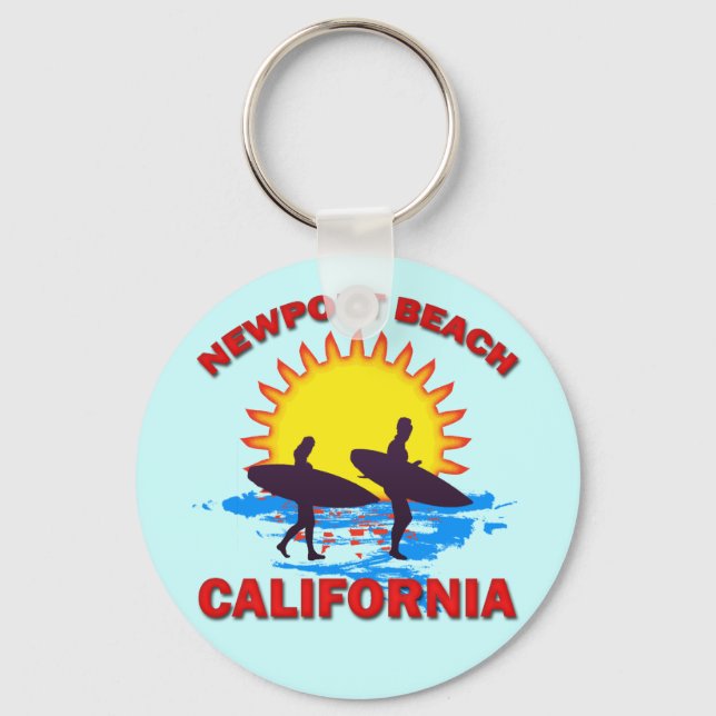 PORTE-CLÉS NEWPORT BEACH CALIFORNIE (Recto)