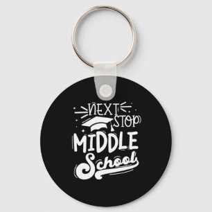 Porte-clés Next Stop Middle School Cinquième Grade Sum