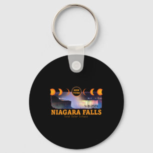 Porte-clés Niagara Falls New York Total Solaire Eclipse Souve