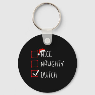Porte-clés Nice Naughty Dutch Christmas Pays-Bas Heritage
