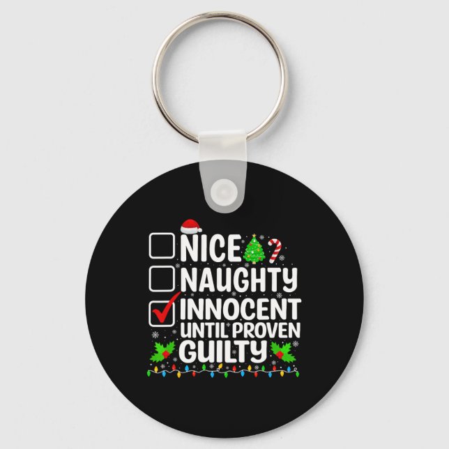Porte-clés Nice Naughty Innocent Jusqu'À La Culpabilité Prove (Recto)