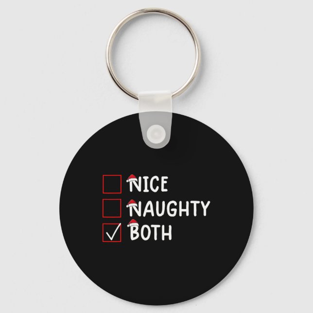 Porte-clés Nice Naughty Les Deux Mignons Noël (Recto)