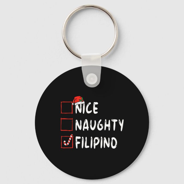 Porte-clés Nice Naughty Philippines Noël Philippines Noël (Recto)