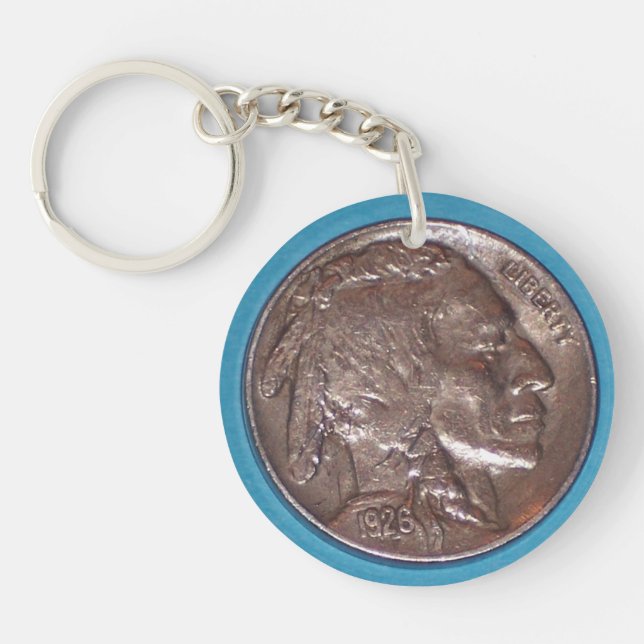 Porte-clés Nickel Buffalo (Devant)