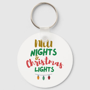 Porte-clés NICU Christmas NICU nights & Christmas Lights