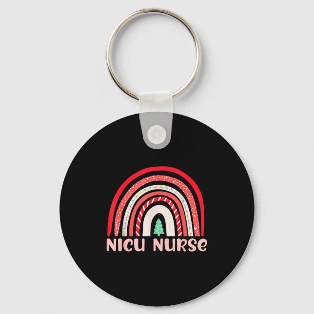 Porte-clés Nicu Nurse Neonatal Tiny Crew Christmas Holiday Nu (Recto)