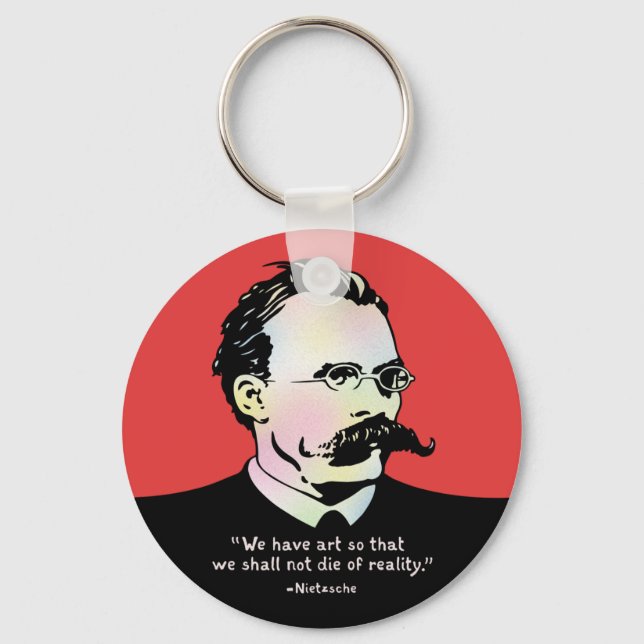 Porte-clés Nietzsche - Art c. Réalité (Recto)