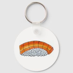 Porte-clés Nigiri Japanese Food Salmon Sushi Roll Keychain