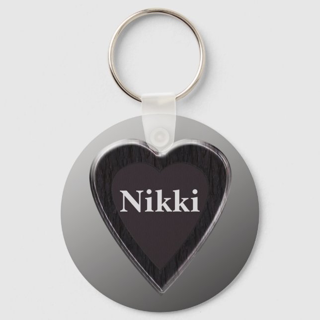 Porte-clés Nikki Heart Keychain par 369MyName (Recto)