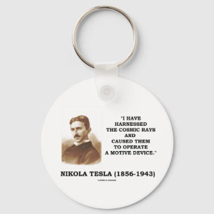Porte-clés Nikola Tesla a armé le dispositif de motif de