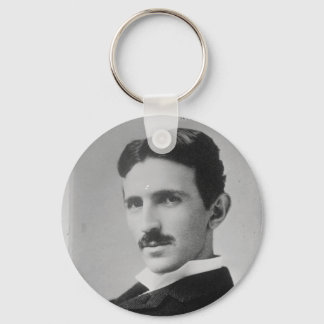 Porte-clés Nikola Tesla Portrait
