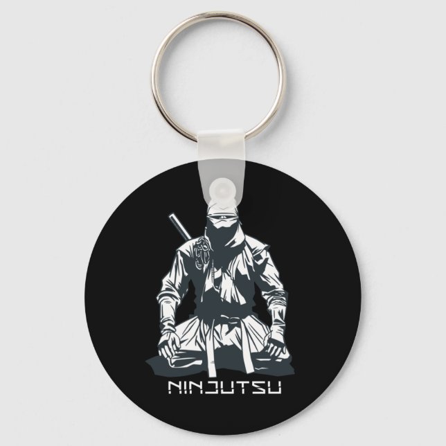 Porte-clés Ninja Assassin Japonais (Recto)