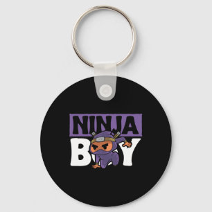 Porte-clés Ninja Boy Design Jeune Karate Et Ninja