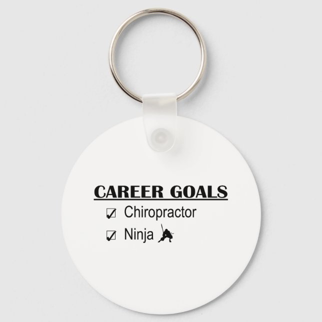 Porte-clés Ninja Career Goals - Chiropractor (Recto)