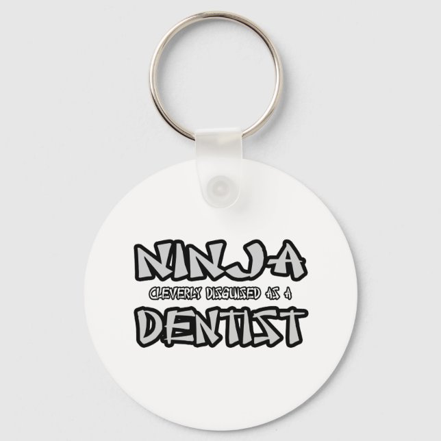 Porte-clés Ninja...Dentiste (Recto)