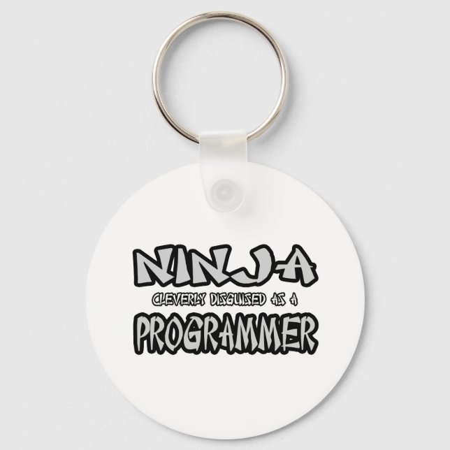 Porte-clés Ninja...Programmer (Recto)