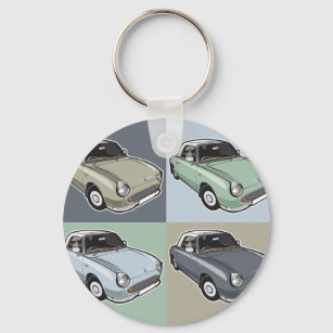 Porte-clés Nissan Figaro in four colors