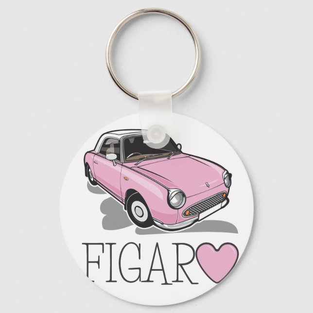 Porte-clés Nissan Figaro Pink (Recto)