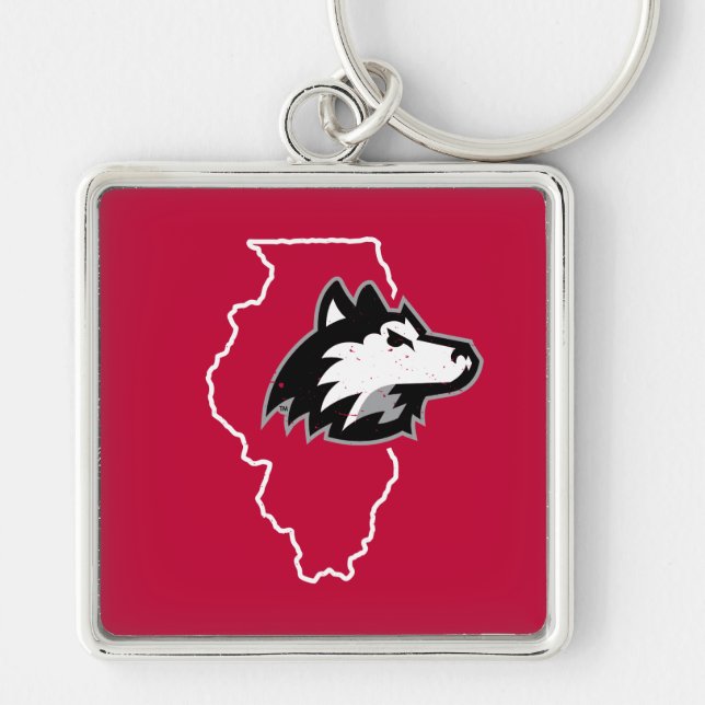 Porte-clés NIU Huskies State Love (Devant)