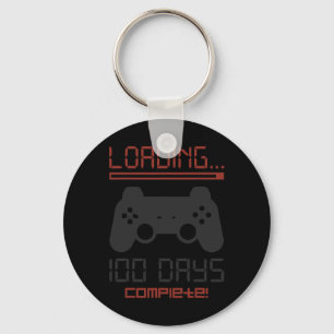 Porte-clés Niveau 100 Jours De L'École Complet Jeu Vidéo Game