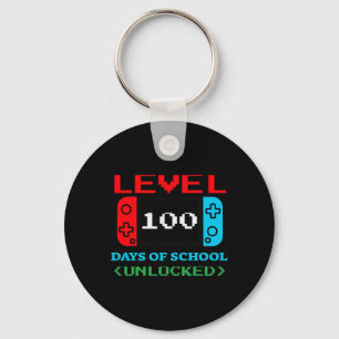 Porte-clés Niveau 100 Jours D'École Déverrouillé