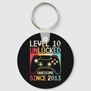 Porte-clés Niveau 10 Jeux vidéo non bloqués 10th Birthday Gam