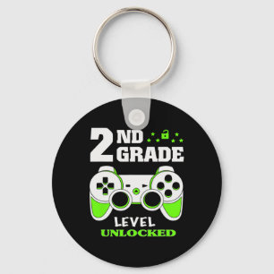 Porte-clés Niveau de classe débloqué Jeu vidéo Retour à l'éco