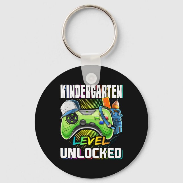 Porte-clés Niveau de maternelle débloqué jeu vidéo Ck à l'éco (Recto)