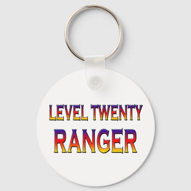 Porte-clés Niveau vingt ranger (Recto)