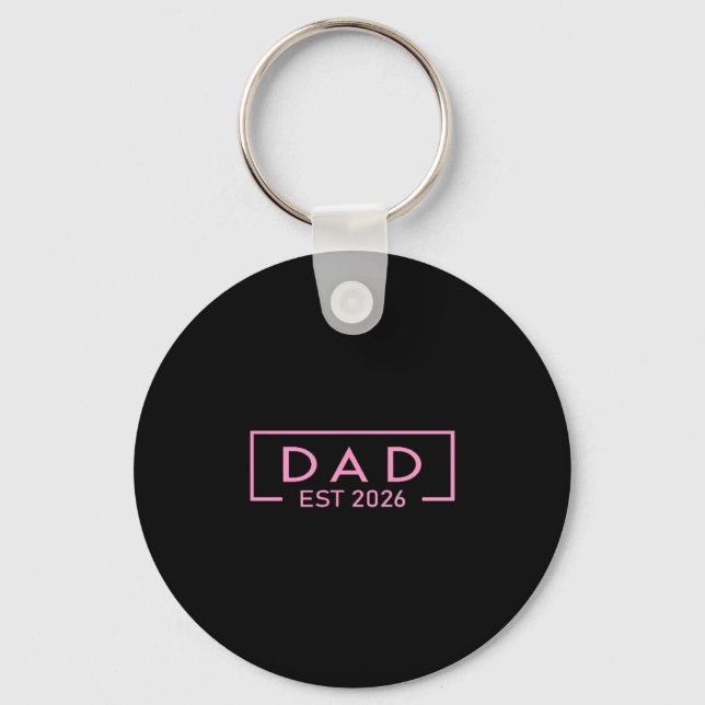 Porte-clés Nk Dad Est. 2026 Logo Father 2026 Loading New Dad  (Recto)