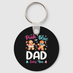 Porte-clés Nk ou Bleu Papa t'aime Révélation du sexe de bébé 