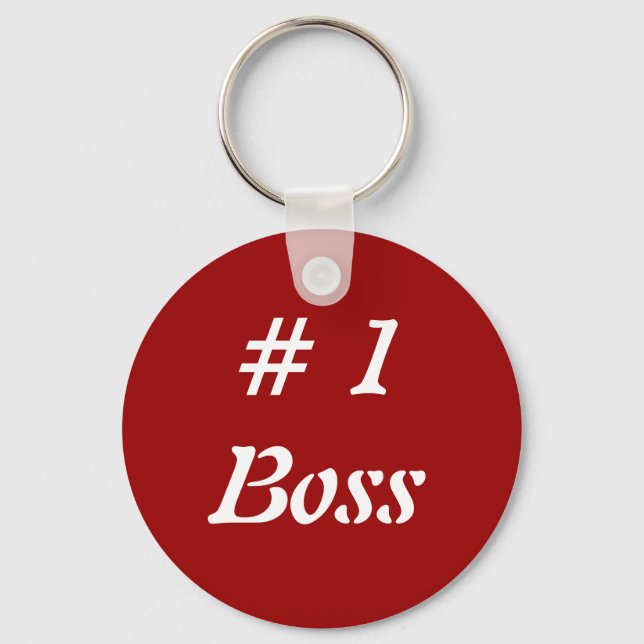 Porte-clés No 1 Boss (Recto)