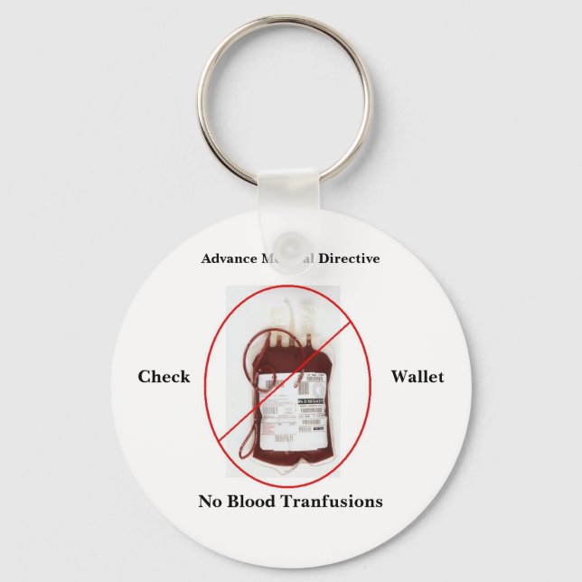 Porte-clés NO BLOOD Keychain (Recto)