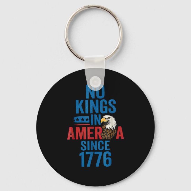 Porte-clés No Kings In America Since 1776 Shirt No Kings Men  (Recto)