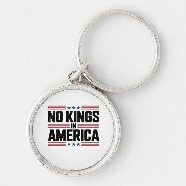Porte-clés No Kings In America USA Creative Style (Devant)