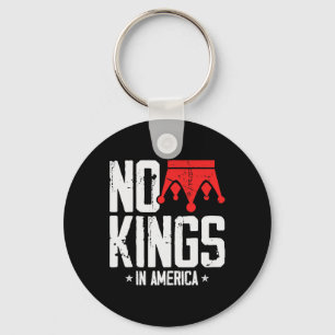 Porte-clés No Kings Vintage Patriotique Liberty Usa Lib