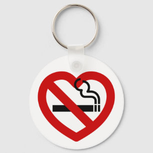 Porte-clés No Love For Smoking Sign