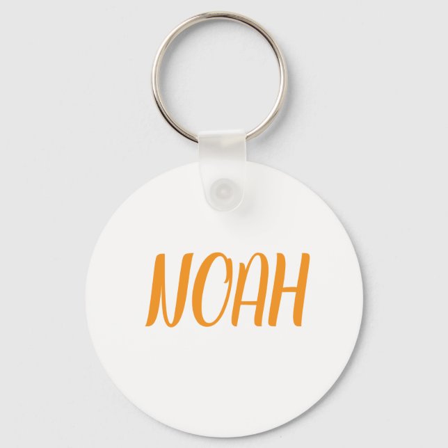 Porte-clés Noah name Metal ring keychain (Verso)