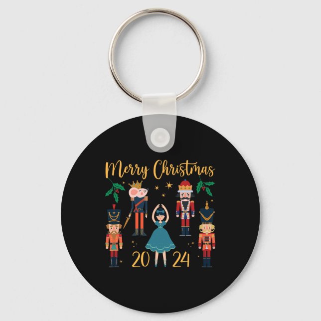 Porte-clés Noël 2024 Pajama De Ballet Clara Et Casse-Noisette (Recto)