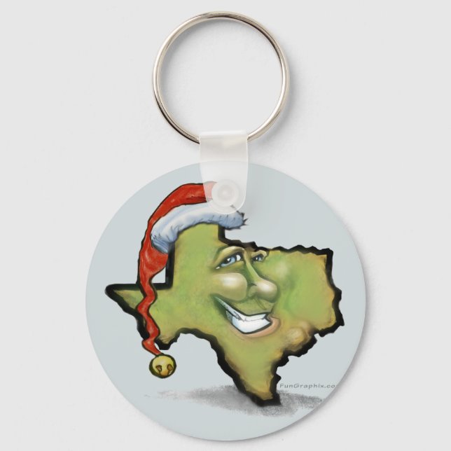 Porte-clés Noël au Texas (Recto)