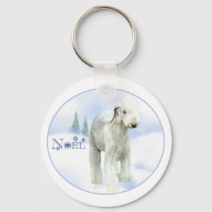 Porte-clés Noel Bedlington Terrier